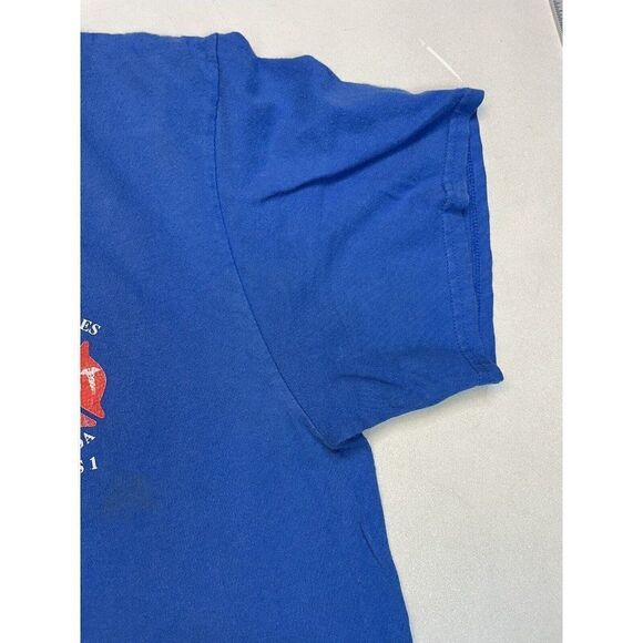 Coral Gables Fire Rescue Department Recruit Graphic T-shirt Men Large Blue - Picture 6 of 10